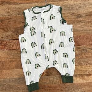 KYTE Baby Sleep Bag Walker Green Rainbow Print .5 TOG Size Large